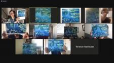 Monet's Waterlilies | Paint With Merlot | Pride Month | Mishkalo