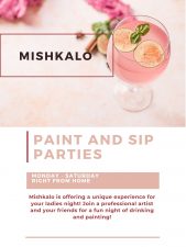 Ladies Night | Paint and Sip| Mishkalo