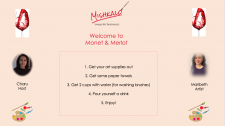 Monet painting| Wine tasting | Virtual team Building | Mishkalo